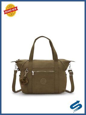 Kipling Art Tote Bag Lightweight Nylon Travel Weekender Satchel Handbag